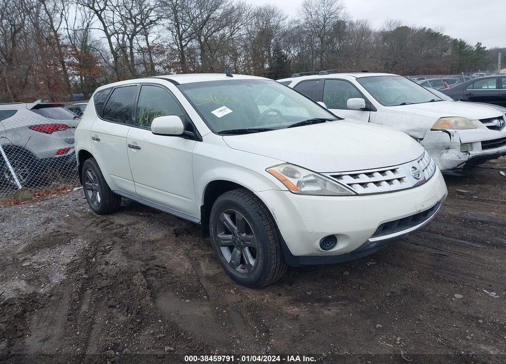 2006 NISSAN MURANO S VIN: JN8AZ08W86W515339
