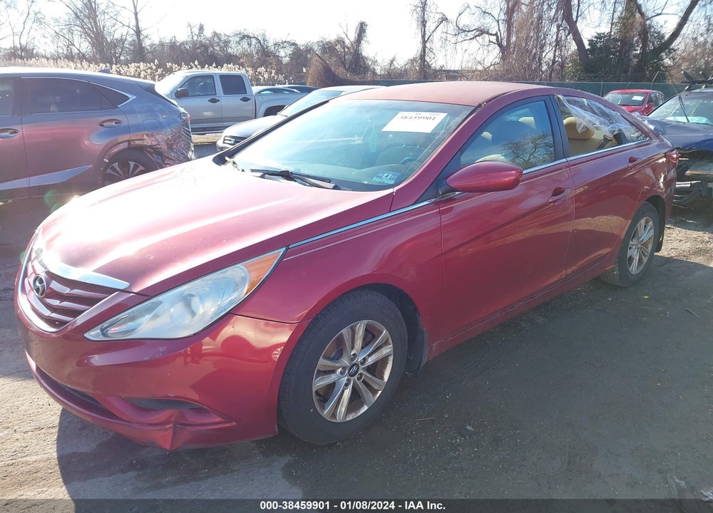 2012 HYUNDAI SONATA GLS VIN: 5NPEB4AC2CH464303