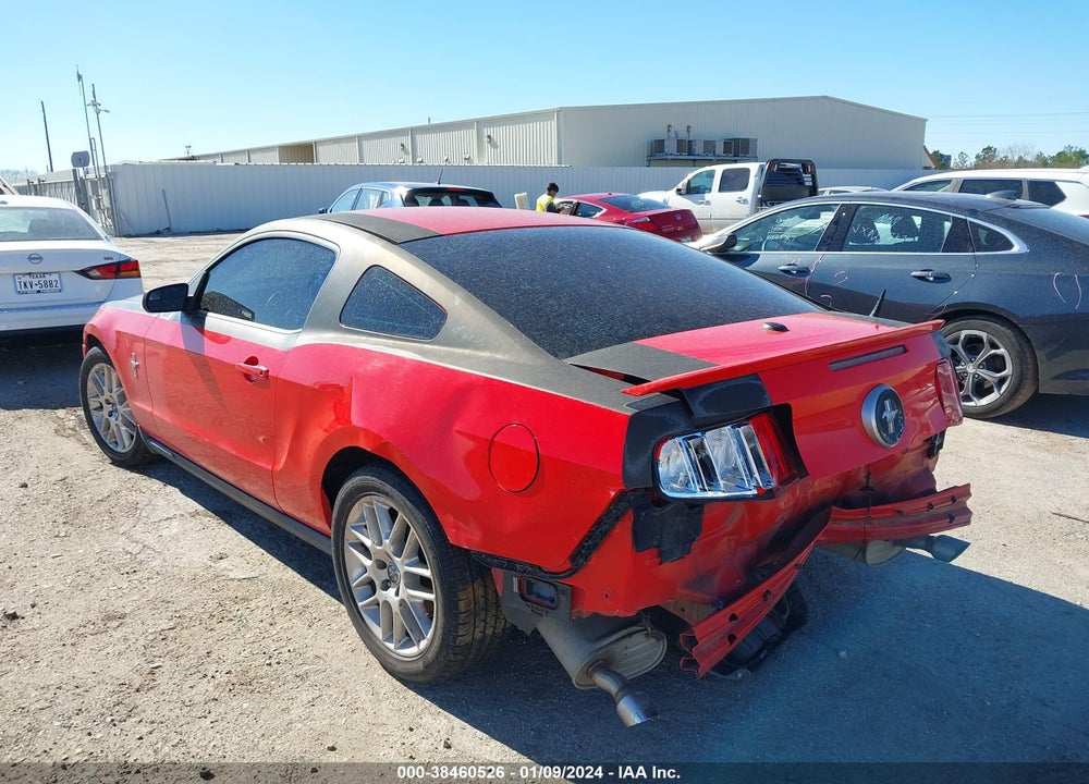 2012 FORD MUSTANG V6 PREMIUM VIN: 1ZVBP8AM5C5235843