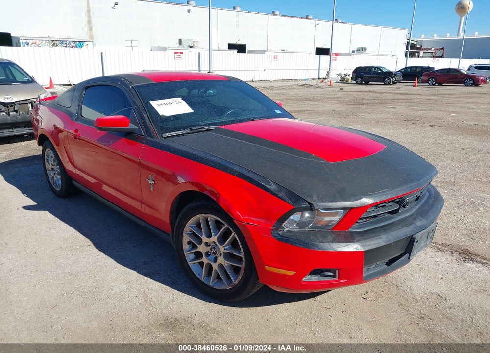 2012 FORD MUSTANG V6 PREMIUM VIN: 1ZVBP8AM5C5235843