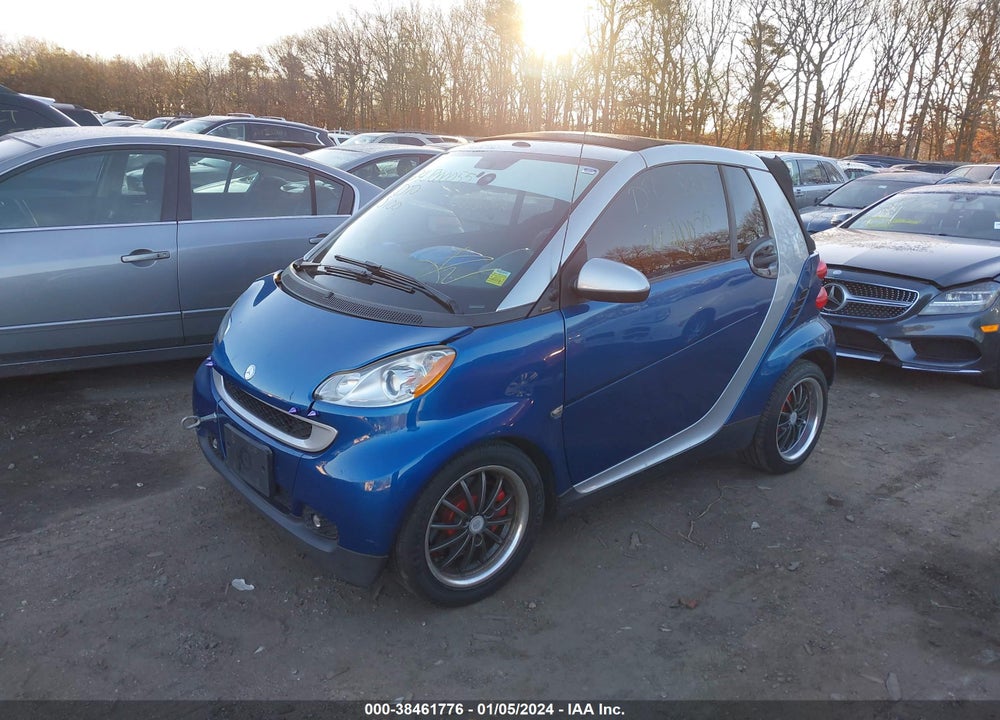 2008 SMART FORTWO PASSION VIN: WMEEK31X48K167864