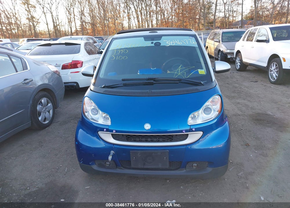 2008 SMART FORTWO PASSION VIN: WMEEK31X48K167864