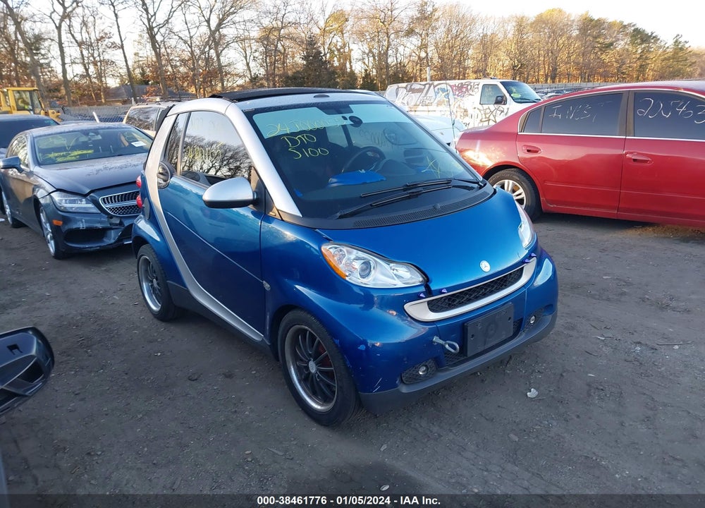 2008 SMART FORTWO PASSION VIN: WMEEK31X48K167864