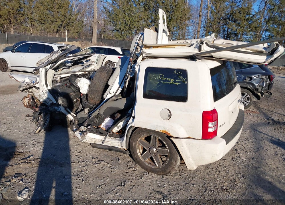 2007 JEEP PATRIOT SPORT VIN: 1J8FF28W07D251254