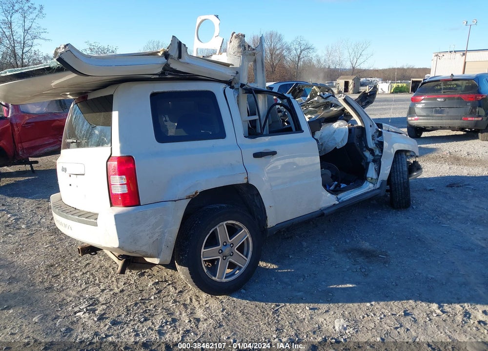 2007 JEEP PATRIOT SPORT VIN: 1J8FF28W07D251254