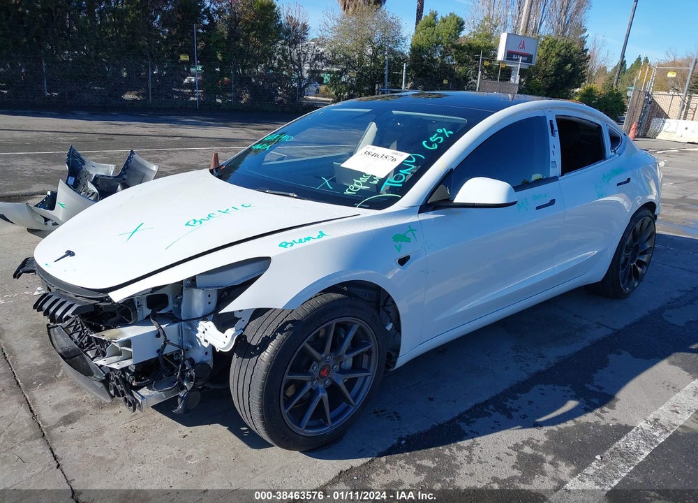 2023 TESLA MODEL 3 REAR-WHEEL DRIVE VIN: 5YJ3E1EA8PF408201