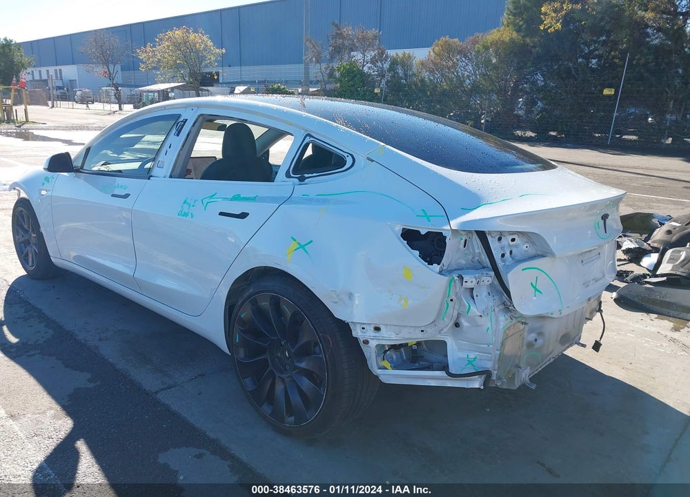 2023 TESLA MODEL 3 REAR-WHEEL DRIVE VIN: 5YJ3E1EA8PF408201