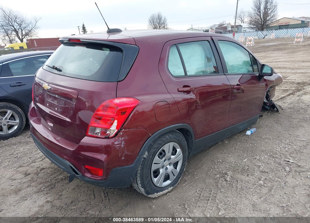 2017 CHEVROLET TRAX LS VIN: 3GNCJKSB7HL275570