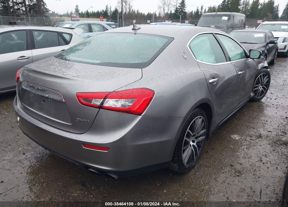 2017 MASERATI GHIBLI VIN: ZAM57XSA6H1196320