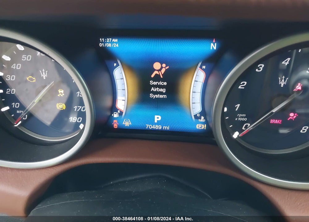 2017 MASERATI GHIBLI VIN: ZAM57XSA6H1196320