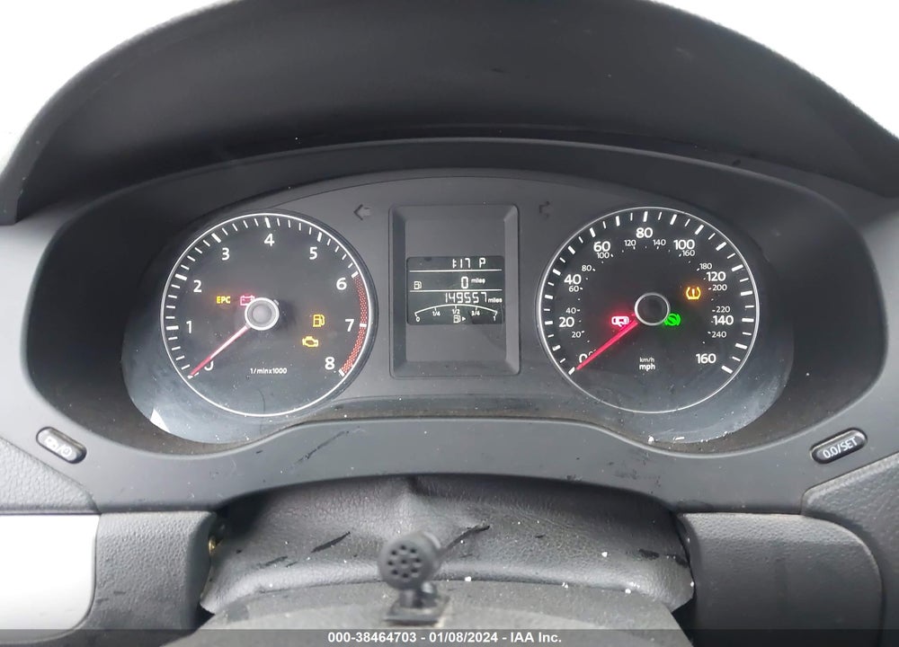 2013 VOLKSWAGEN JETTA 2.5L SE VIN: 3VWDP7AJ7DM449074