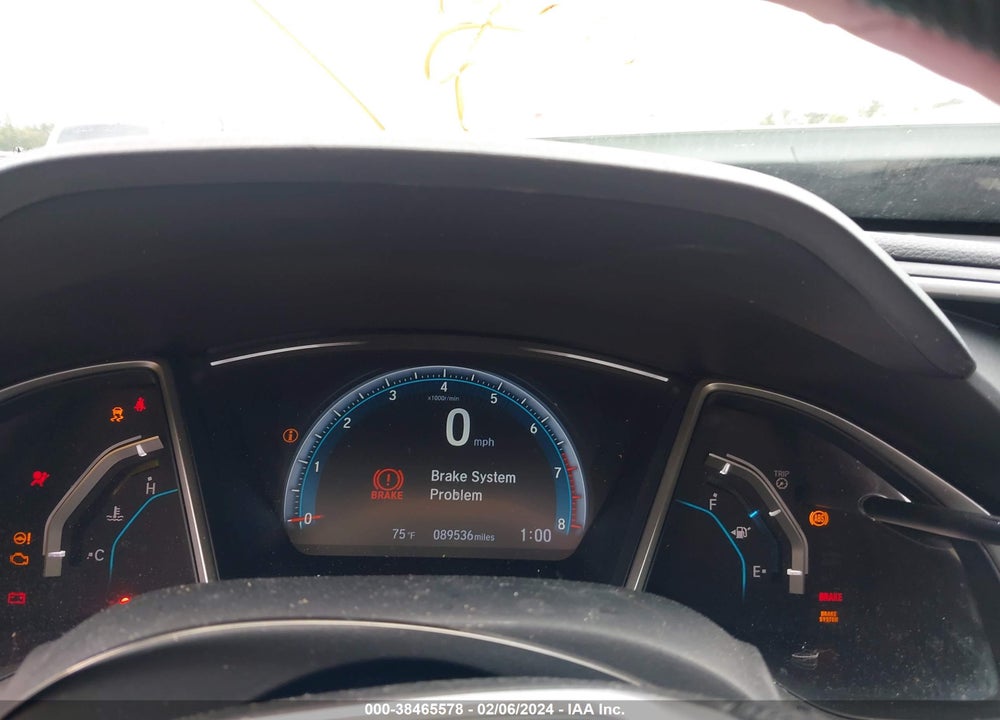 2016 HONDA CIVIC EX VIN: 19XFC2F75GE055773