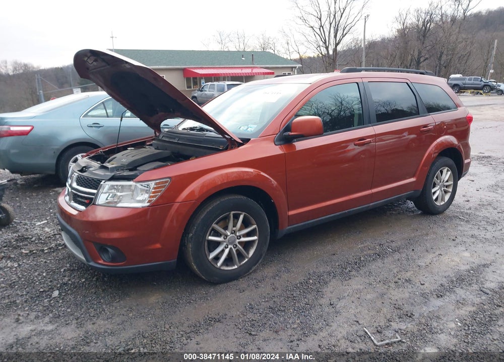 2013 DODGE JOURNEY SXT VIN: 3C4PDCBGXDT521542