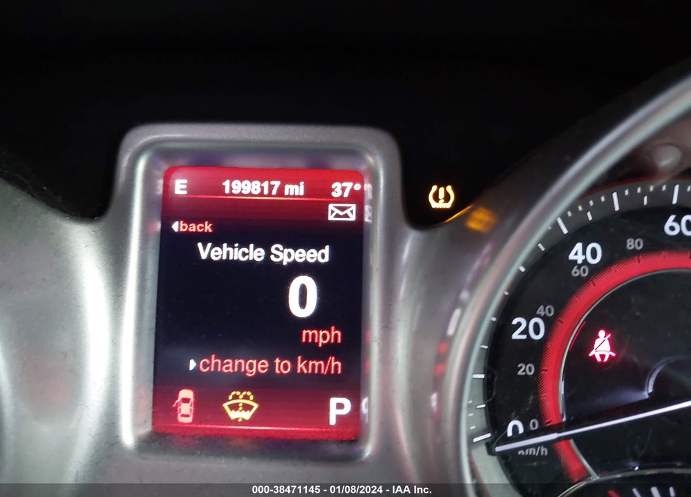 2013 DODGE JOURNEY SXT VIN: 3C4PDCBGXDT521542