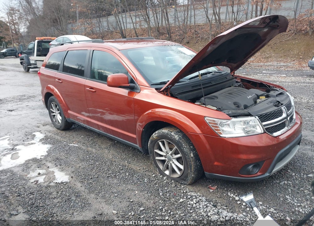 2013 DODGE JOURNEY SXT VIN: 3C4PDCBGXDT521542