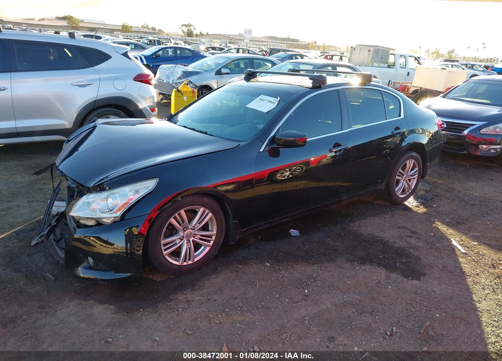 2012 INFINITI G37 JOURNEY VIN: JN1CV6AP1CM629845