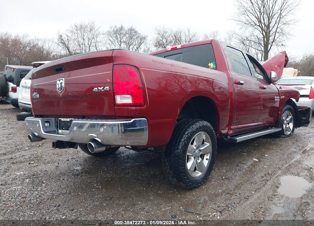 2017 RAM 1500 BIG HORN 4X4 5'7 BOX VIN: 3C6RR7LT9HG524709
