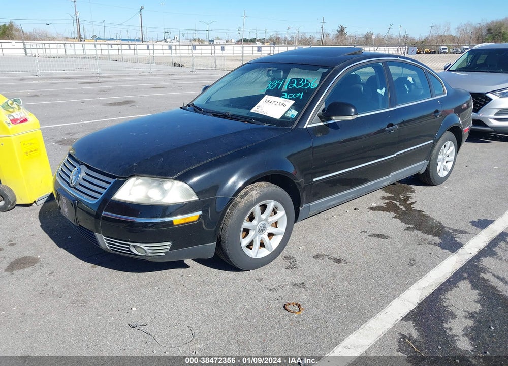 2004 VOLKSWAGEN PASSAT GLS VIN: WVWPD63B34E212421