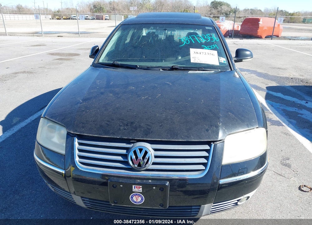 2004 VOLKSWAGEN PASSAT GLS VIN: WVWPD63B34E212421