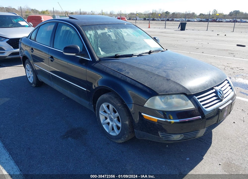 2004 VOLKSWAGEN PASSAT GLS VIN: WVWPD63B34E212421