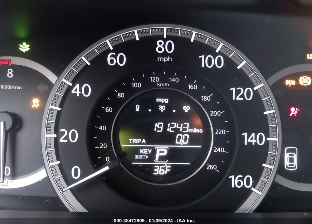 2013 HONDA ACCORD EX-L V-6 VIN: 1HGCR3F80DA008280