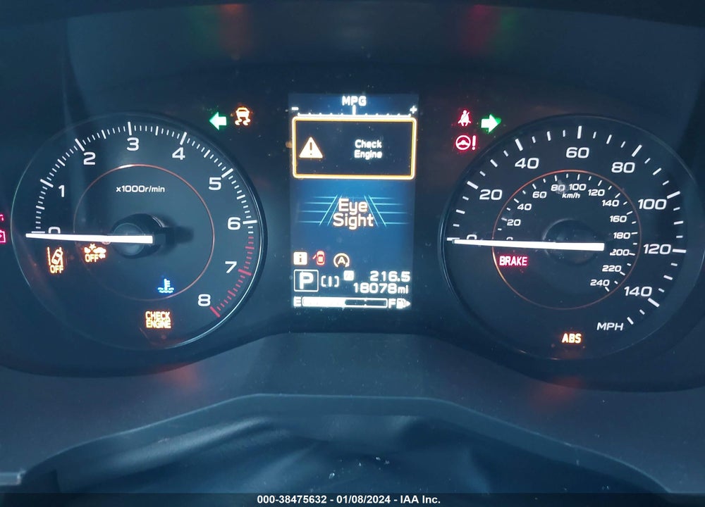 2023 SUBARU CROSSTREK VIN: JF2GTABC5P8320432