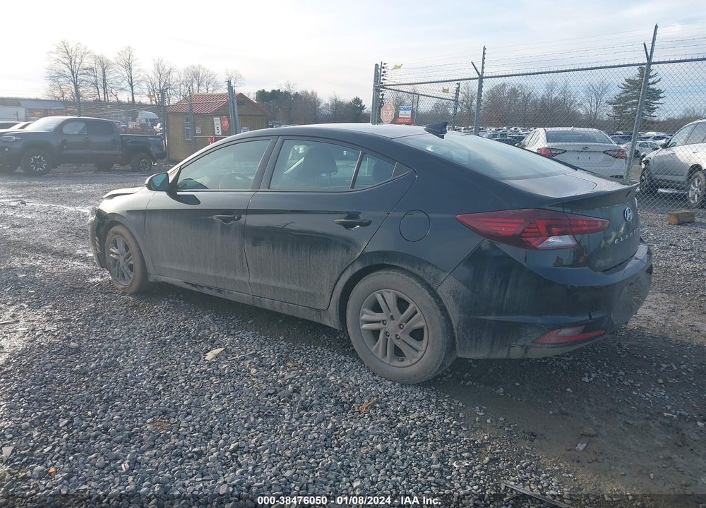 2019 HYUNDAI ELANTRA SEL VIN: 5NPD84LF5KH422367