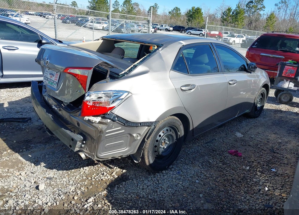 2016 TOYOTA COROLLA LE VIN: 5YFBURHE6GP409329