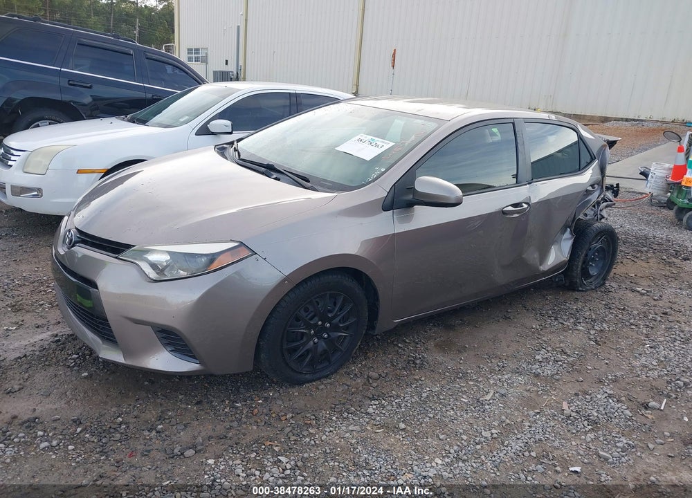 2016 TOYOTA COROLLA LE VIN: 5YFBURHE6GP409329