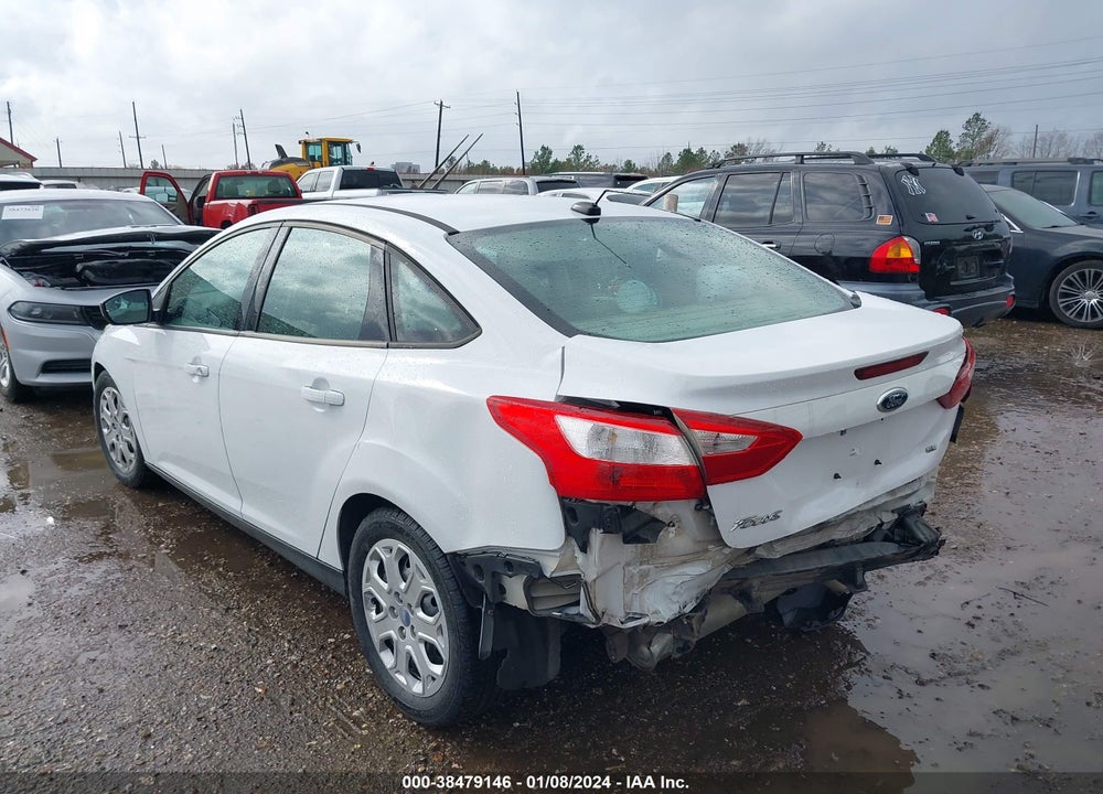 2012 FORD FOCUS SE VIN: 1FAHP3F29CL216866