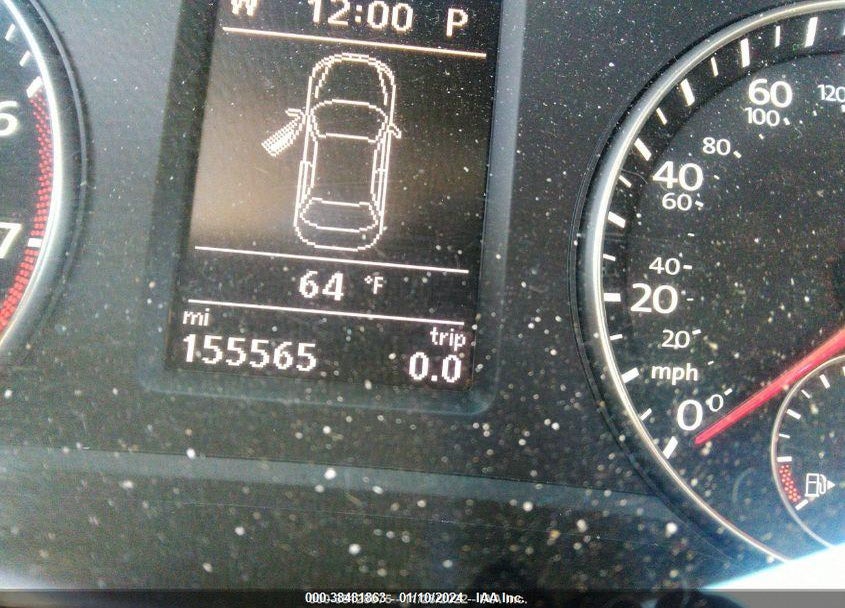 2013 VOLKSWAGEN PASSAT 2.5L SE VIN: 1VWBP7A30DC075319