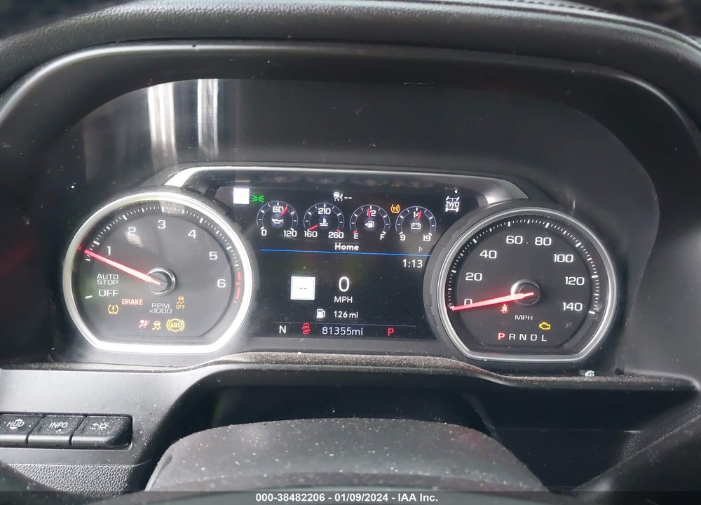 2020 CHEVROLET SILVERADO 1500 4WD SHORT BED LTZ VIN: 3GCUYGED9LG322439