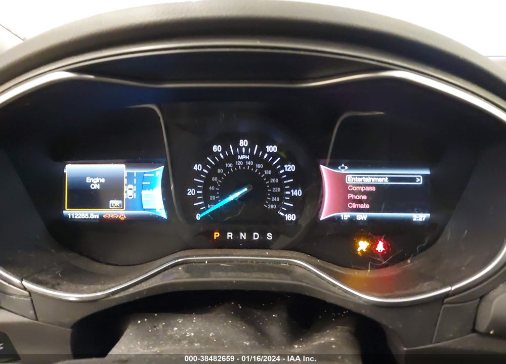 2016 FORD FUSION TITANIUM VIN: 3FA6P0D98GR249113