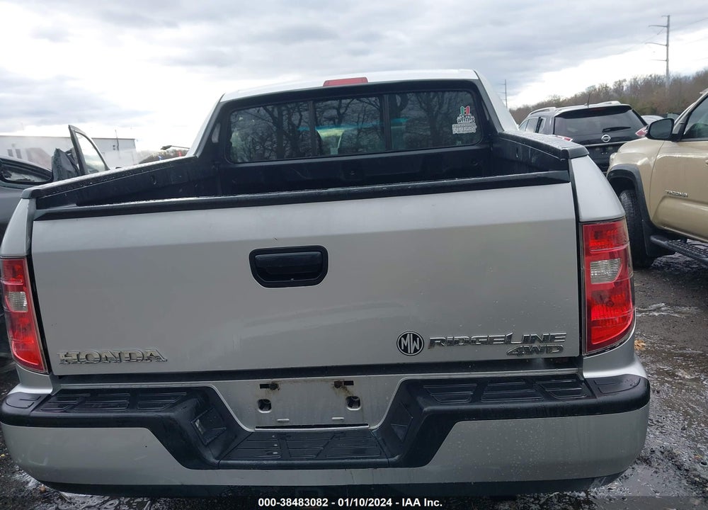 2009 HONDA RIDGELINE RT VIN: 2HJYK16239H502727