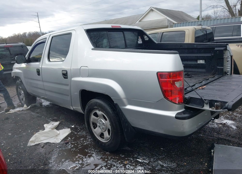 2009 HONDA RIDGELINE RT VIN: 2HJYK16239H502727