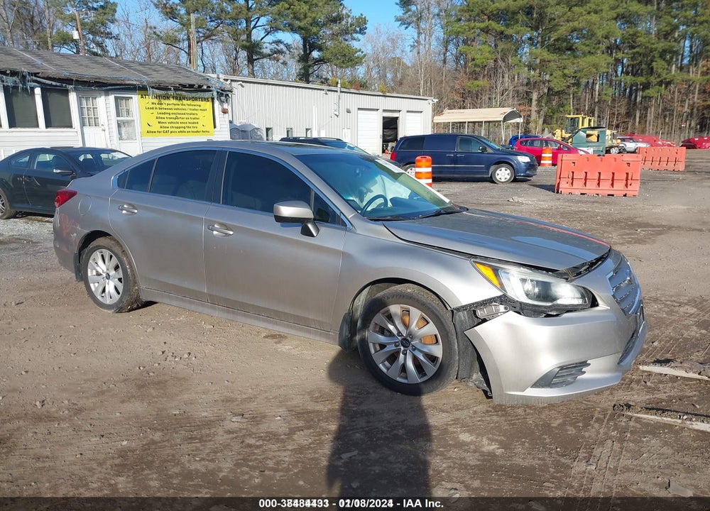 2016 SUBARU LEGACY 2.5I PREMIUM VIN: 4S3BNAD60G3051862