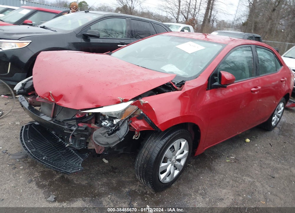 2016 TOYOTA COROLLA LE VIN: 5YFBURHE7GP526496