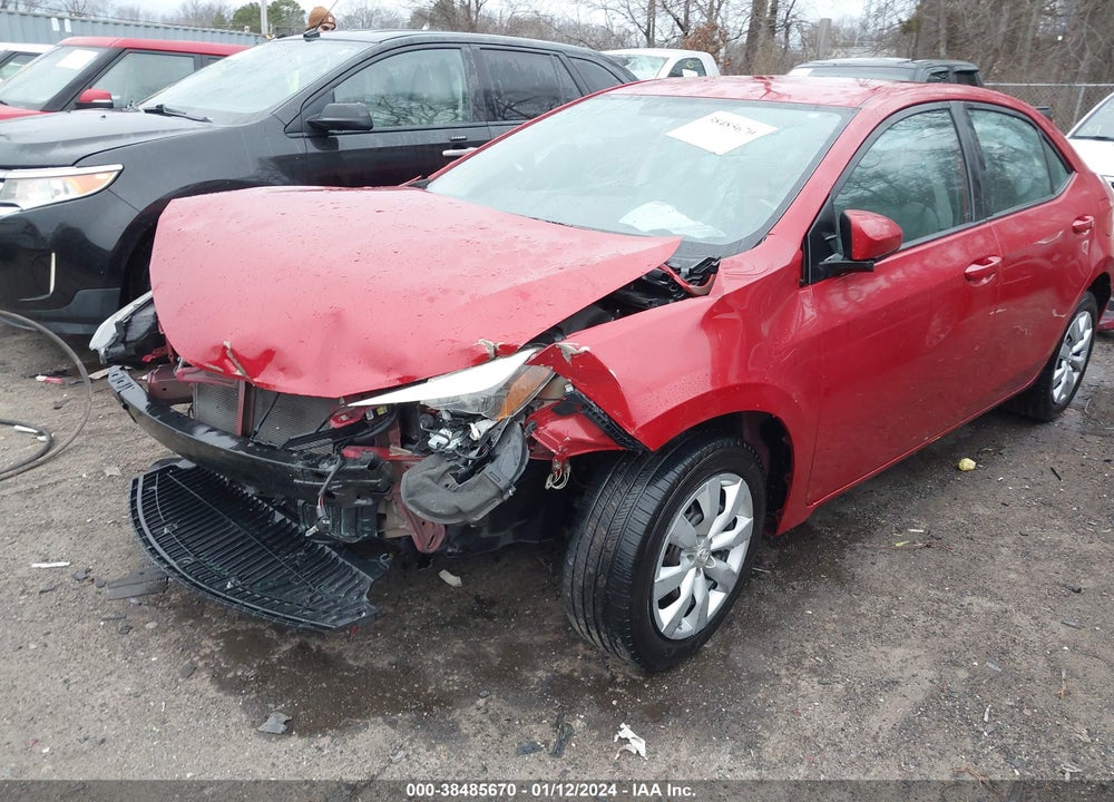 2016 TOYOTA COROLLA LE VIN: 5YFBURHE7GP526496