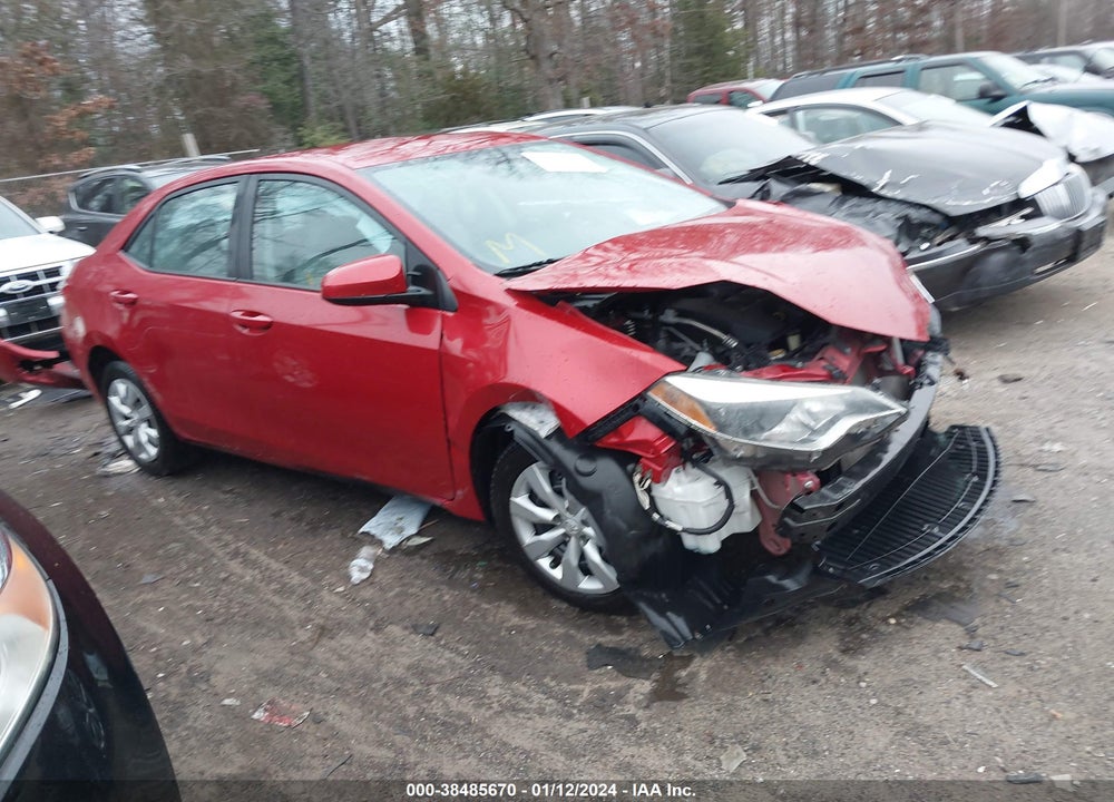 2016 TOYOTA COROLLA LE VIN: 5YFBURHE7GP526496