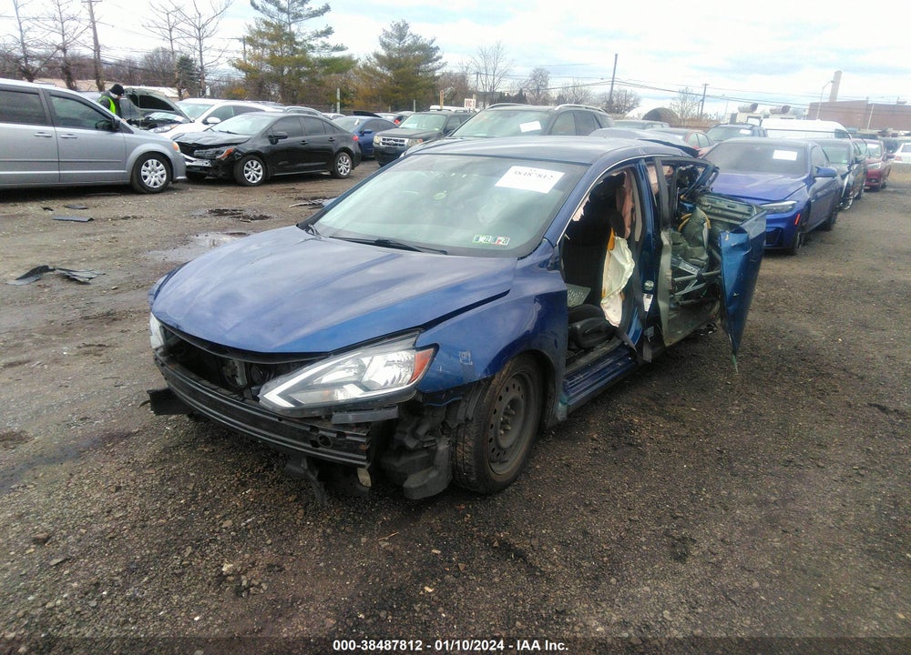 2017 NISSAN SENTRA SV VIN: 3N1AB7AP5HY358704