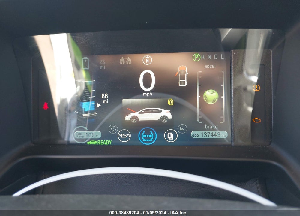 2012 CHEVROLET VOLT VIN: 1G1RH6E42CU126879