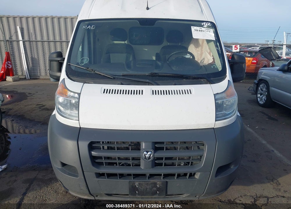 2017 RAM PROMASTER 2500 HIGH ROOF 159 WB VIN: 3C6TRVDG9HE527133