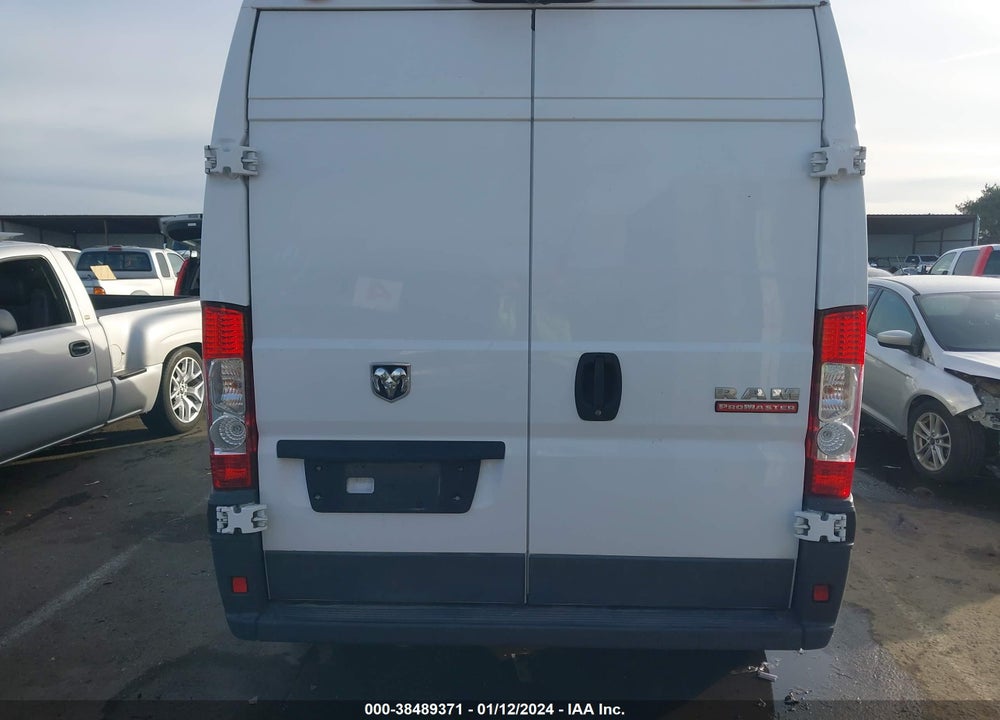 2017 RAM PROMASTER 2500 HIGH ROOF 159 WB VIN: 3C6TRVDG9HE527133
