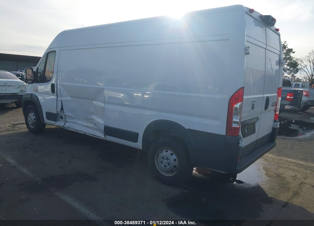 2017 RAM PROMASTER 2500 HIGH ROOF 159 WB VIN: 3C6TRVDG9HE527133