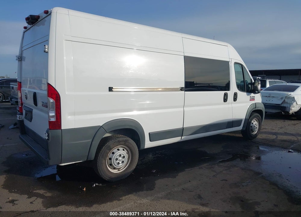 2017 RAM PROMASTER 2500 HIGH ROOF 159 WB VIN: 3C6TRVDG9HE527133