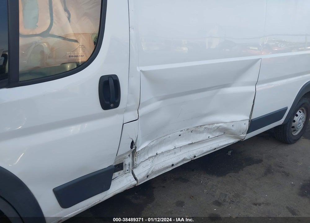 2017 RAM PROMASTER 2500 HIGH ROOF 159 WB VIN: 3C6TRVDG9HE527133