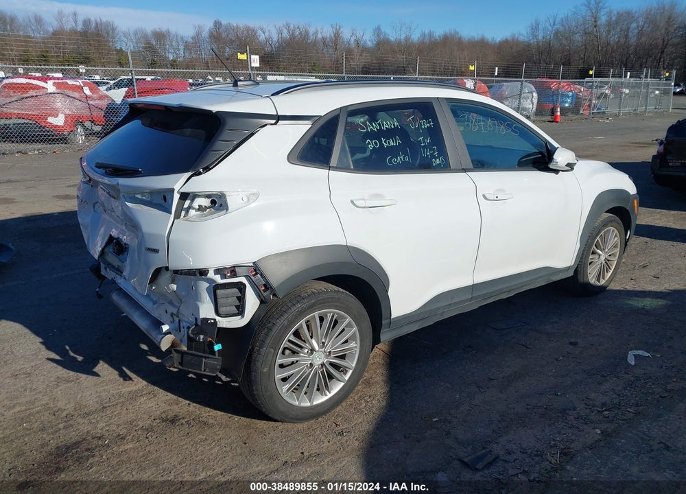 2020 HYUNDAI KONA SEL VIN: KM8K2CAA4LU555084
