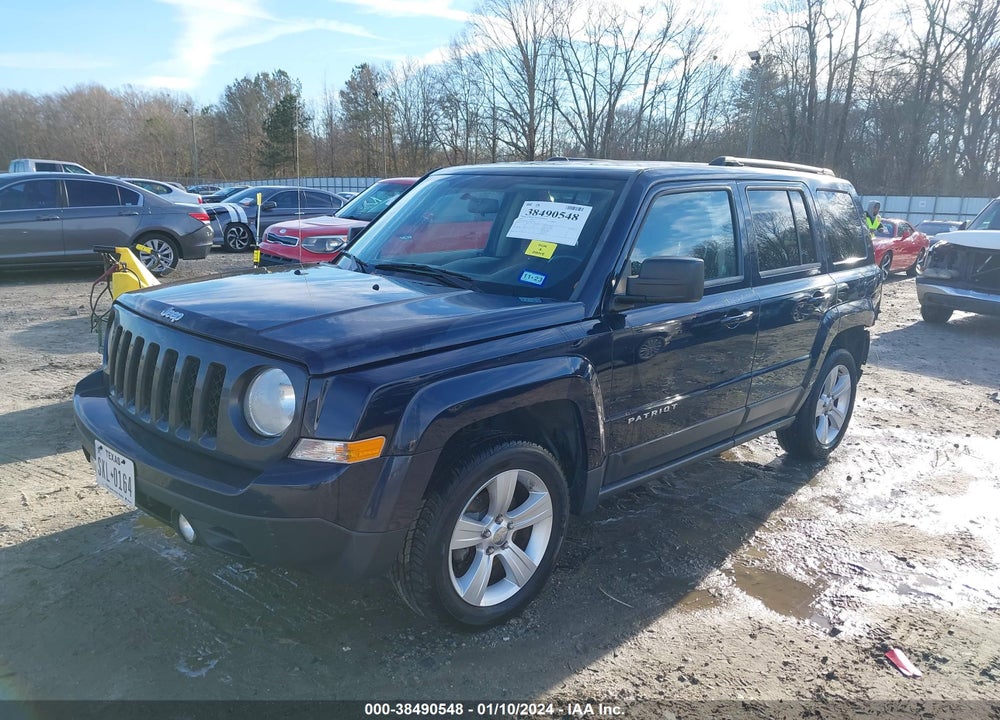2014 JEEP PATRIOT LATITUDE VIN: 1C4NJPFA1ED553087