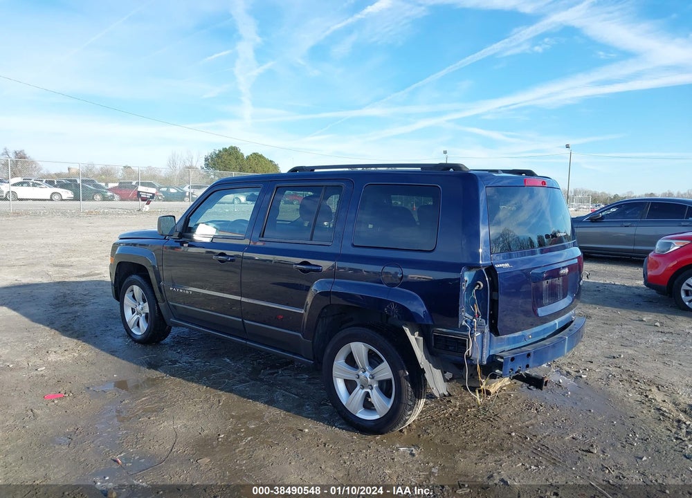 2014 JEEP PATRIOT LATITUDE VIN: 1C4NJPFA1ED553087