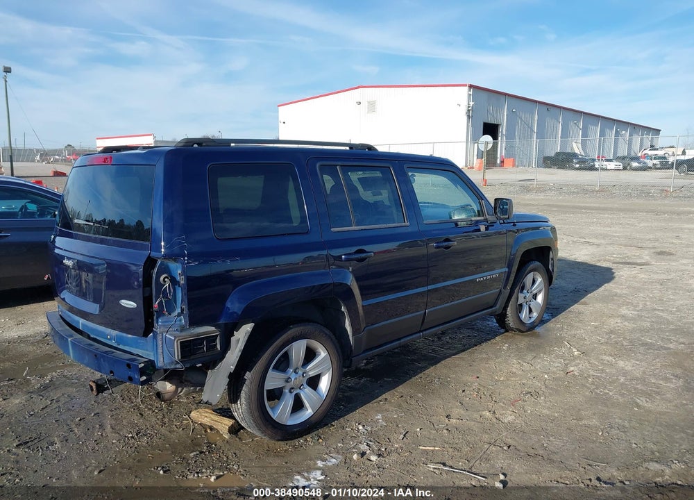 2014 JEEP PATRIOT LATITUDE VIN: 1C4NJPFA1ED553087